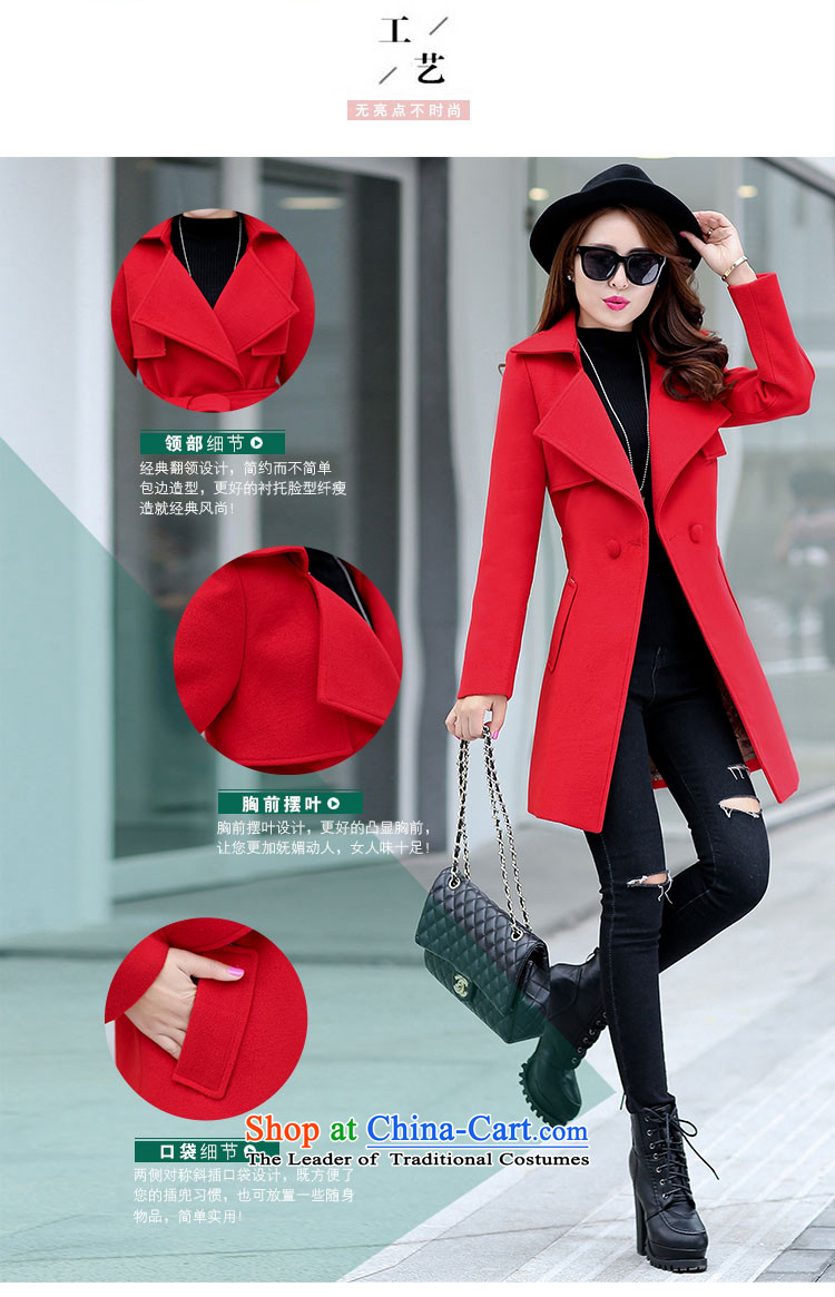 Ms Audrey EU Lok according to gross? 2015 autumn and winter coats female new Western Wind Foutune of gross girls coat? Long a fluorescent color M brand, prices, picture platters! The elections are supplied in the national character of distribution, so action, buy now enjoy more preferential! As soon as possible.