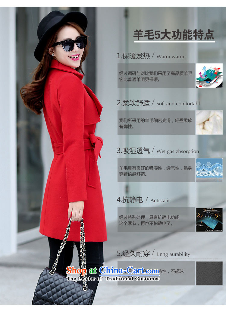 Ms Audrey EU Lok according to gross? 2015 autumn and winter coats female new Western Wind Foutune of gross girls coat? Long a fluorescent color M brand, prices, picture platters! The elections are supplied in the national character of distribution, so action, buy now enjoy more preferential! As soon as possible.