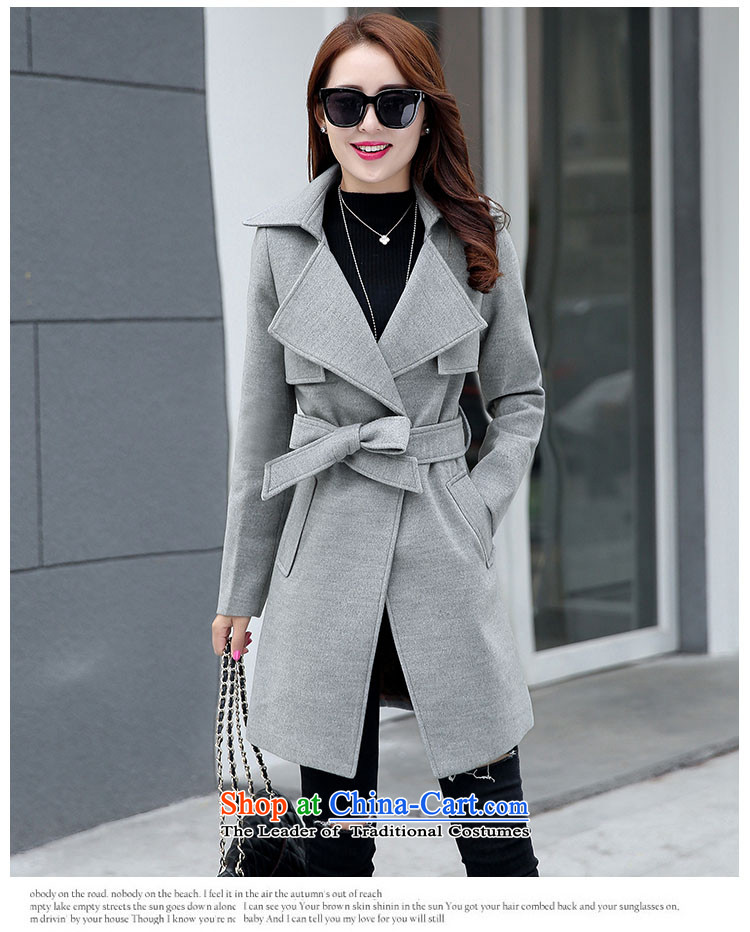 Ms Audrey EU Lok according to gross? 2015 autumn and winter coats female new Western Wind Foutune of gross girls coat? Long a fluorescent color M brand, prices, picture platters! The elections are supplied in the national character of distribution, so action, buy now enjoy more preferential! As soon as possible.