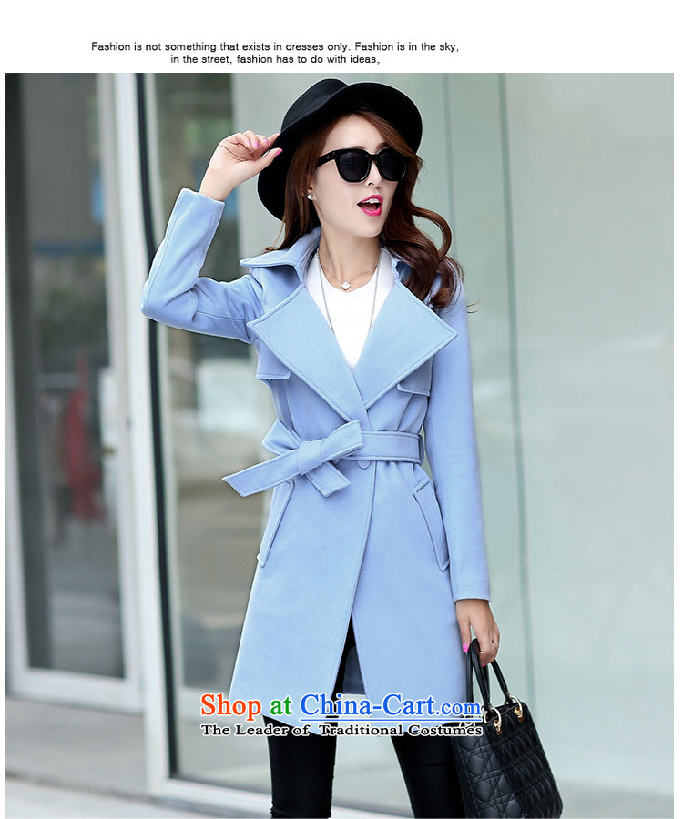 Ms Audrey EU Lok according to gross? 2015 autumn and winter coats female new Western Wind Foutune of gross girls coat? Long a fluorescent color M brand, prices, picture platters! The elections are supplied in the national character of distribution, so action, buy now enjoy more preferential! As soon as possible.