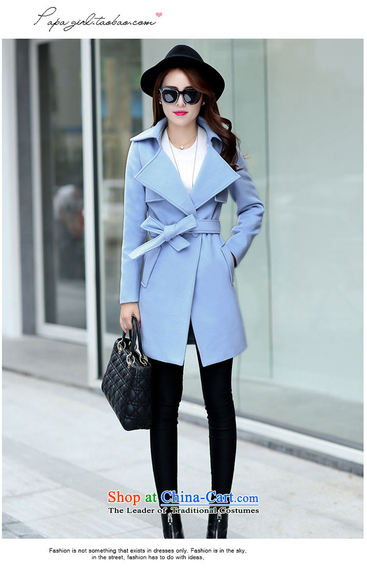 Ms Audrey EU Lok according to gross? 2015 autumn and winter coats female new Western Wind Foutune of gross girls coat? Long a fluorescent color M brand, prices, picture platters! The elections are supplied in the national character of distribution, so action, buy now enjoy more preferential! As soon as possible.