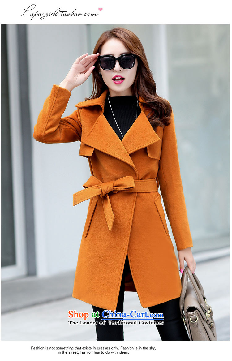 Ms Audrey EU Lok according to gross? 2015 autumn and winter coats female new Western Wind Foutune of gross girls coat? Long a fluorescent color M brand, prices, picture platters! The elections are supplied in the national character of distribution, so action, buy now enjoy more preferential! As soon as possible.