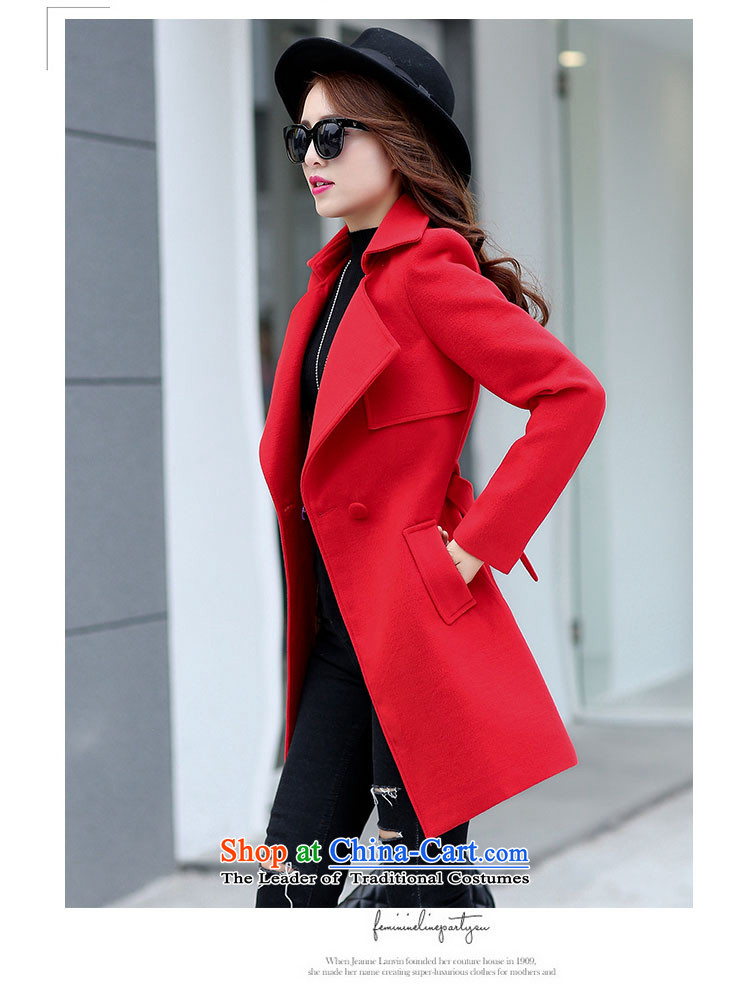 Ms Audrey EU Lok according to gross? 2015 autumn and winter coats female new Western Wind Foutune of gross girls coat? Long a fluorescent color M brand, prices, picture platters! The elections are supplied in the national character of distribution, so action, buy now enjoy more preferential! As soon as possible.