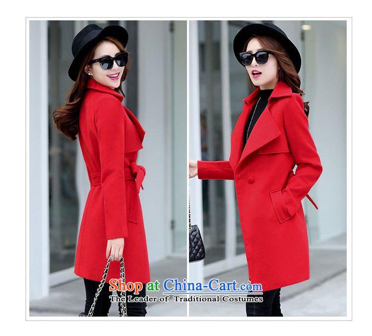 Ms Audrey EU Lok according to gross? 2015 autumn and winter coats female new Western Wind Foutune of gross girls coat? Long a fluorescent color M brand, prices, picture platters! The elections are supplied in the national character of distribution, so action, buy now enjoy more preferential! As soon as possible.