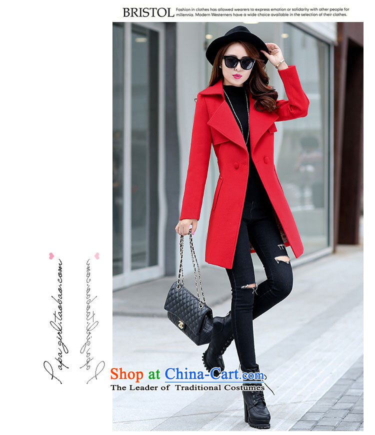 Ms Audrey EU Lok according to gross? 2015 autumn and winter coats female new Western Wind Foutune of gross girls coat? Long a fluorescent color M brand, prices, picture platters! The elections are supplied in the national character of distribution, so action, buy now enjoy more preferential! As soon as possible.