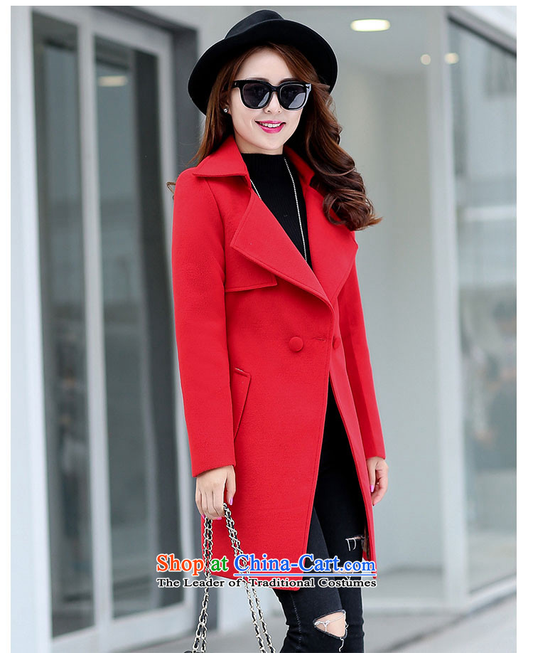 Ms Audrey EU Lok according to gross? 2015 autumn and winter coats female new Western Wind Foutune of gross girls coat? Long a fluorescent color M brand, prices, picture platters! The elections are supplied in the national character of distribution, so action, buy now enjoy more preferential! As soon as possible.