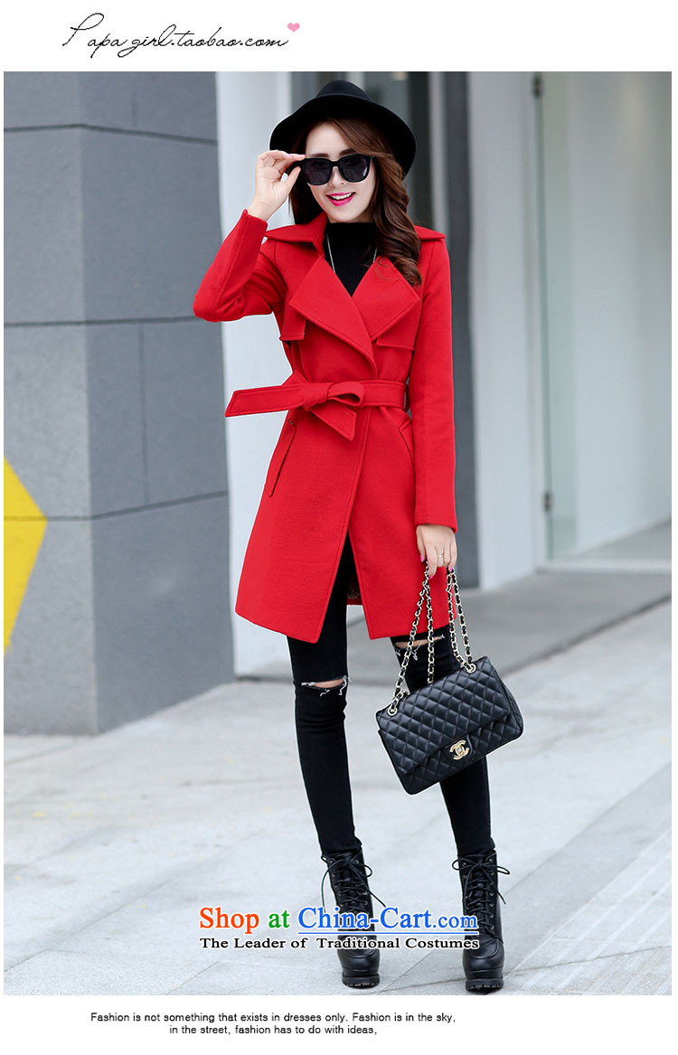 Ms Audrey EU Lok according to gross? 2015 autumn and winter coats female new Western Wind Foutune of gross girls coat? Long a fluorescent color M brand, prices, picture platters! The elections are supplied in the national character of distribution, so action, buy now enjoy more preferential! As soon as possible.