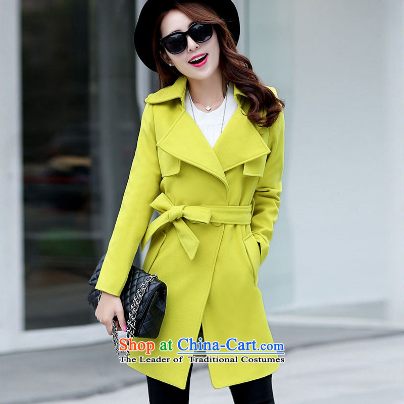 Ms Audrey Eu Lok according to gross? 2015 autumn and winter coats female new Western Wind Foutune of gross girls coat? Long a fluorescent color M Ms Audrey Eu Lok (veleey) , , , shopping on the Internet