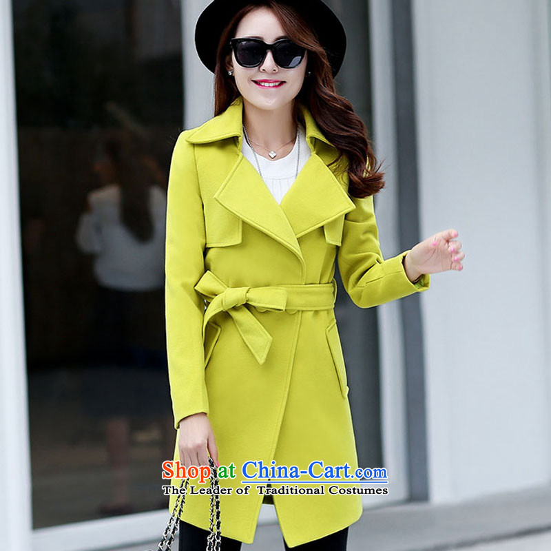 Ms Audrey Eu Lok according to gross? 2015 autumn and winter coats female new Western Wind Foutune of gross girls coat? Long a fluorescent color M Ms Audrey Eu Lok (veleey) , , , shopping on the Internet