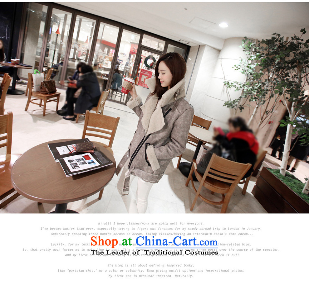 Jane can also fall and winter new women's thick short of Sau San? female Korean jacket coat? 075 gray S picture, prices, brand platters! The elections are supplied in the national character of distribution, so action, buy now enjoy more preferential! As soon as possible.