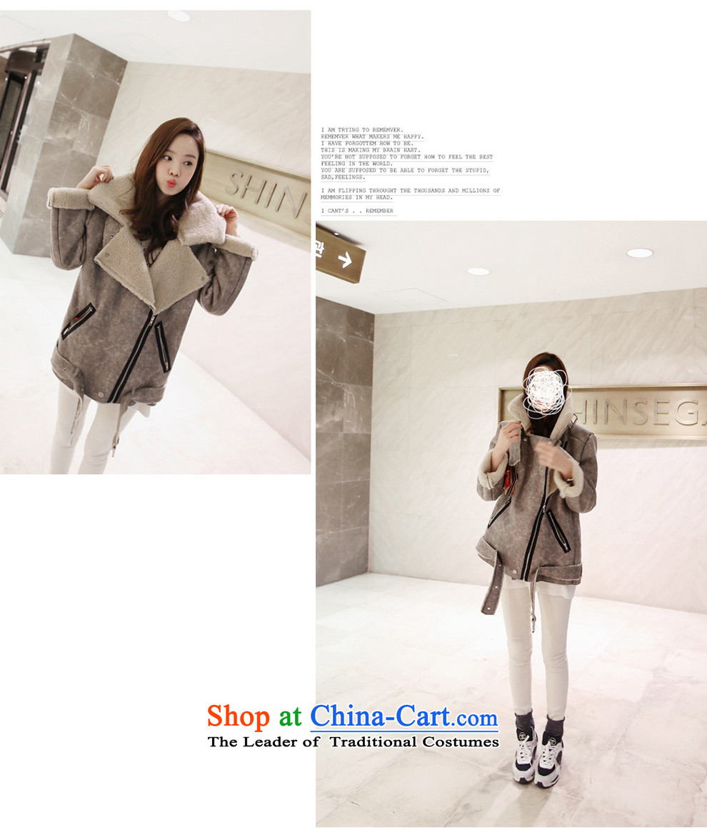 Jane can also fall and winter new women's thick short of Sau San? female Korean jacket coat? 075 gray S picture, prices, brand platters! The elections are supplied in the national character of distribution, so action, buy now enjoy more preferential! As soon as possible.
