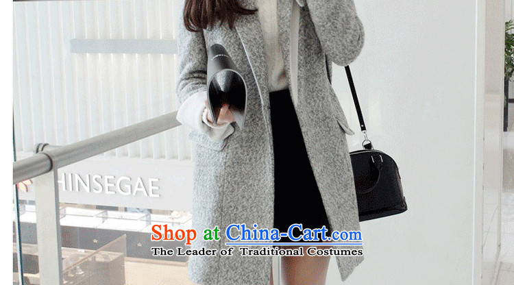 Fischier gross? 2015 Autumn female jacket for women for winter new Korean version in Sau San long coats)? female 91 Gray XL Photo, prices, brand platters! The elections are supplied in the national character of distribution, so action, buy now enjoy more preferential! As soon as possible.