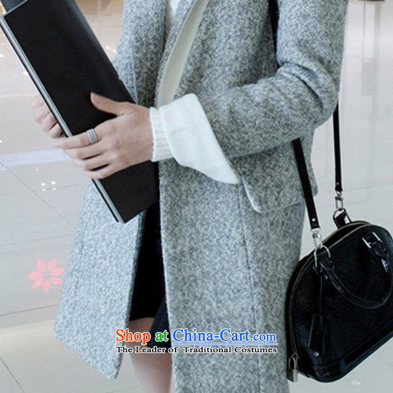 Fischier gross? 2015 Autumn female jacket for women for winter new Korean version in Sau San long coats)? female 91 Gray XL, Fischier (feixier) , , , shopping on the Internet