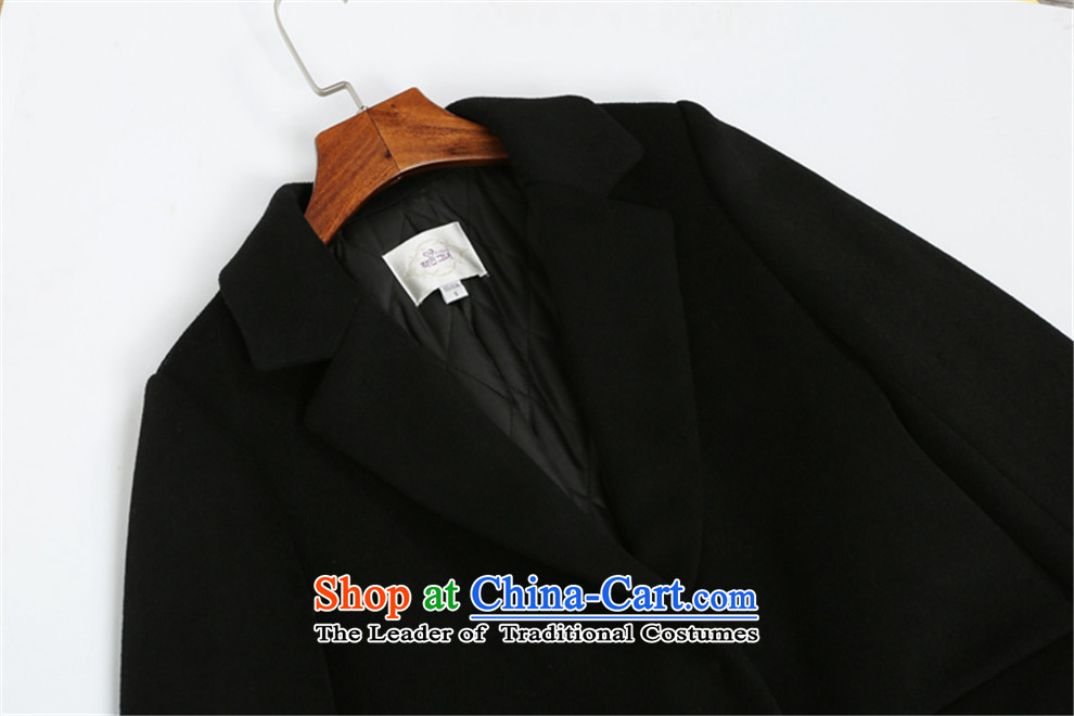 The temperature of the Stars with Greek and long coats callus because gross?-Sau San the knees Gross Gross overcoats?? coats female autumn and winter coats female Korean gross? winter black L picture, prices, brand platters! The elections are supplied in the national character of distribution, so action, buy now enjoy more preferential! As soon as possible.