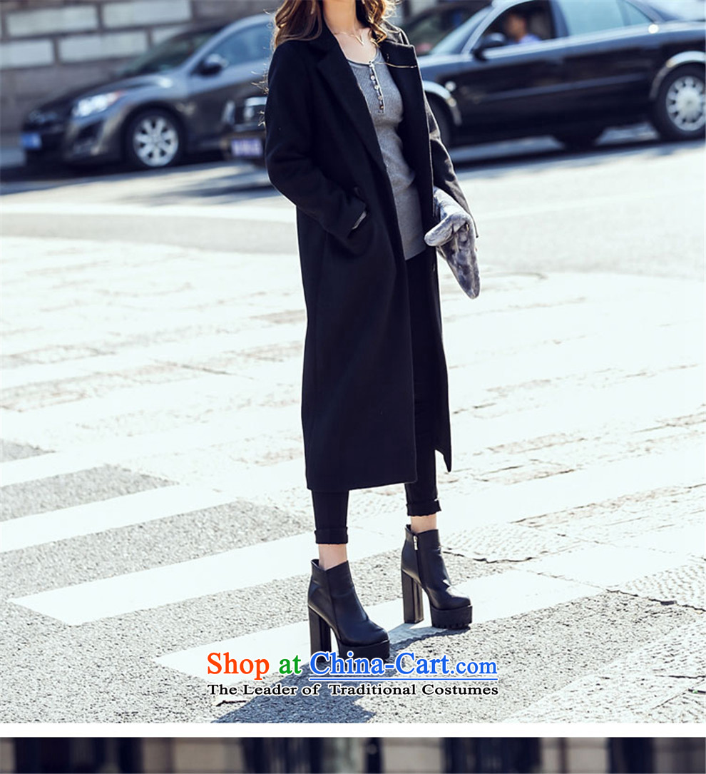 The temperature of the Stars with Greek and long coats callus because gross?-Sau San the knees Gross Gross overcoats?? coats female autumn and winter coats female Korean gross? winter black L picture, prices, brand platters! The elections are supplied in the national character of distribution, so action, buy now enjoy more preferential! As soon as possible.