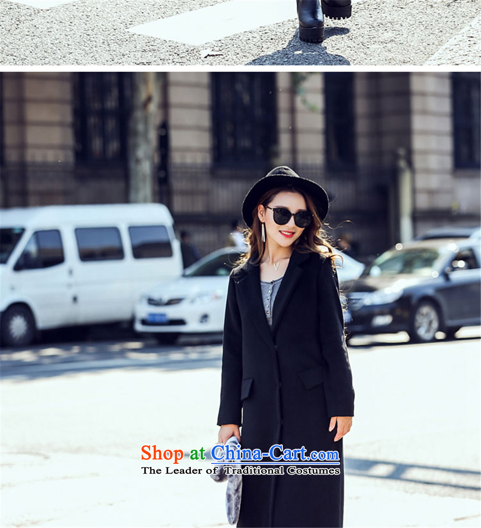 The temperature of the Stars with Greek and long coats callus because gross?-Sau San the knees Gross Gross overcoats?? coats female autumn and winter coats female Korean gross? winter black L picture, prices, brand platters! The elections are supplied in the national character of distribution, so action, buy now enjoy more preferential! As soon as possible.