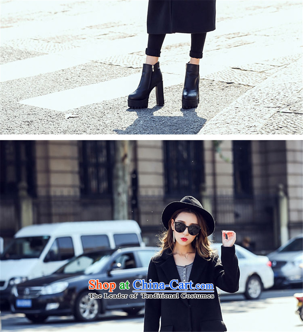 The temperature of the Stars with Greek and long coats callus because gross?-Sau San the knees Gross Gross overcoats?? coats female autumn and winter coats female Korean gross? winter black L picture, prices, brand platters! The elections are supplied in the national character of distribution, so action, buy now enjoy more preferential! As soon as possible.