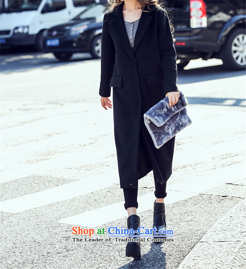 The temperature of the Stars with Greek and long coats callus because gross?-Sau San the knees Gross Gross overcoats?? coats female autumn and winter coats female Korean gross? winter black L picture, prices, brand platters! The elections are supplied in the national character of distribution, so action, buy now enjoy more preferential! As soon as possible.