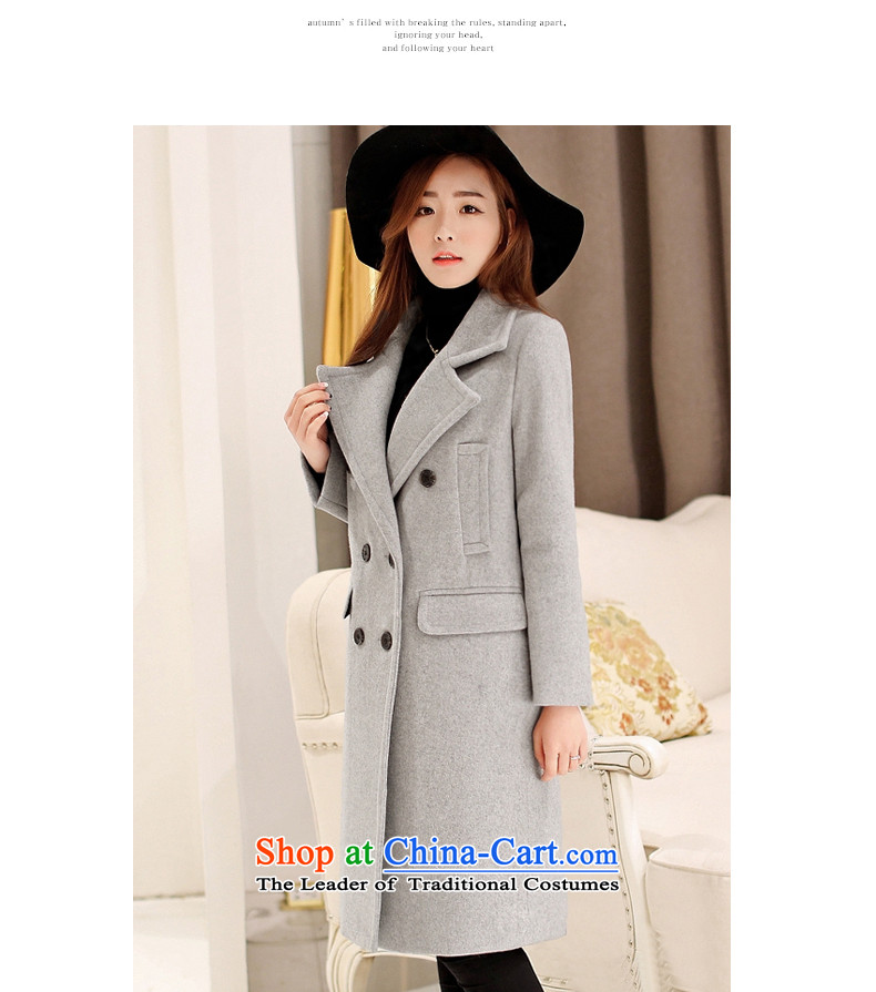 The Korea-U.S. customers gross girls coat? Long 2015 Fall/Winter Collections new Korean jacket M040 Sau San Navy L picture, prices, brand platters! The elections are supplied in the national character of distribution, so action, buy now enjoy more preferential! As soon as possible.