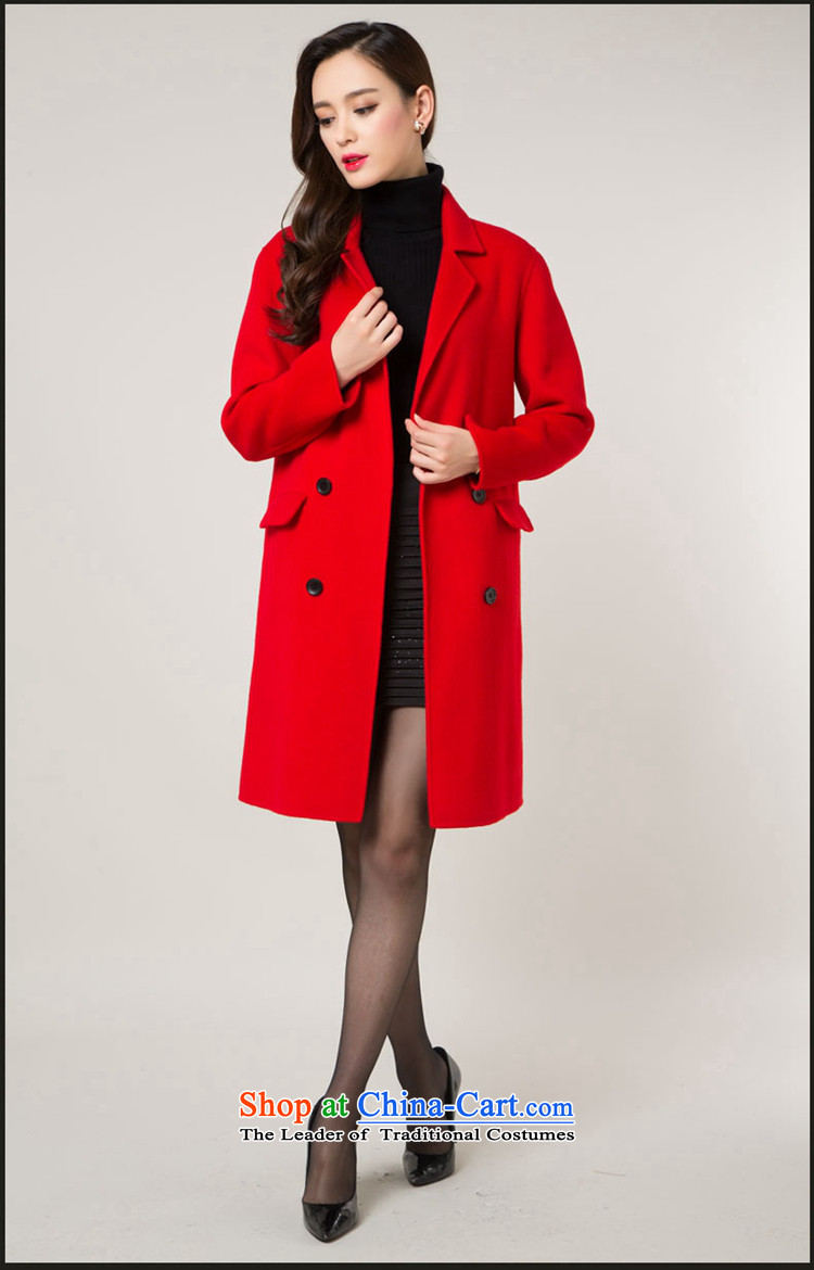 Hang Cheung duplex wool can source coats female jacket in thick long double-loose Korean winter 160/84A(M) red picture, prices, brand platters! The elections are supplied in the national character of distribution, so action, buy now enjoy more preferential! As soon as possible.