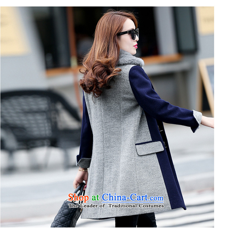 Resistant to log state ma 2015 autumn and winter new Korean women's gross jacket female spell color? In long hair? coats female Sau San Cherry Red XL Photo, prices, brand platters! The elections are supplied in the national character of distribution, so action, buy now enjoy more preferential! As soon as possible.
