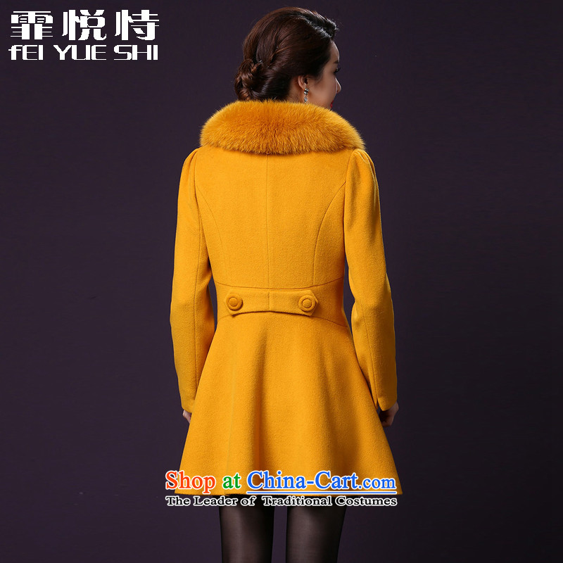 The Hyatt Regency International 2015 New Kam Fie for women gross coats Winter load mother? a jacket DSD1F08A1609 maize yellow 4XL, fei yue International (FEIYUESHI) , , , shopping on the Internet
