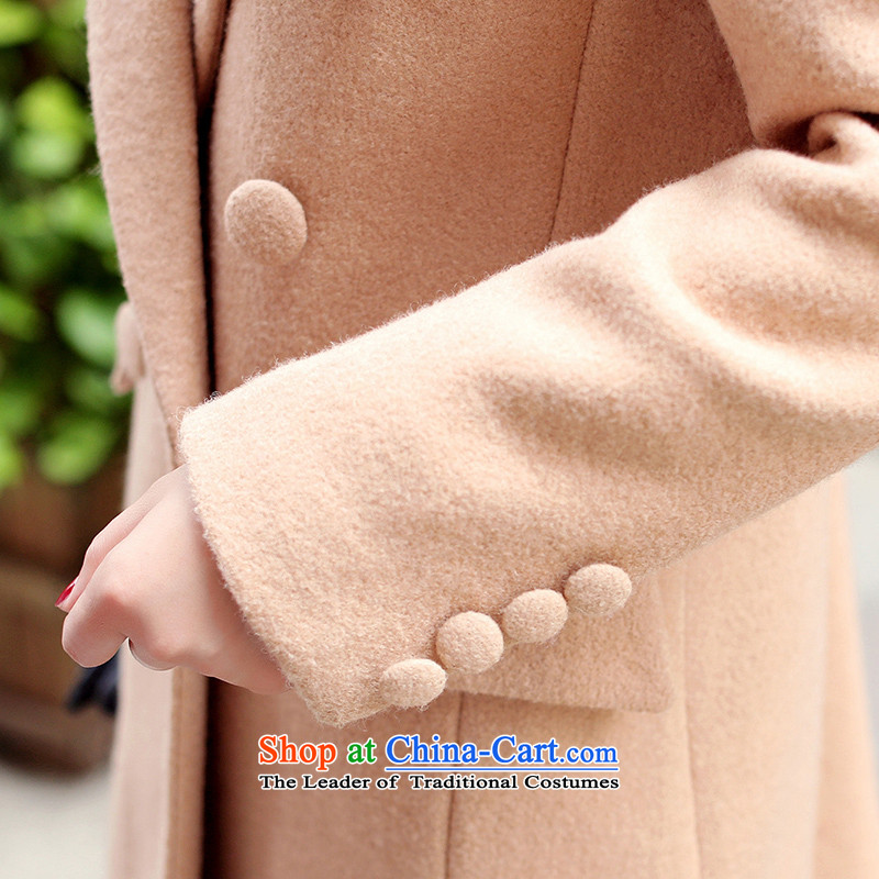 Land population by 2015 autumn and winter Opertti new product gross Korean woman? coats of winter clothing in new long thick wool female jacket child Connie? coats, double-Sau San women and color , L, land (LIANSIDI population) , , , shopping on the Inter