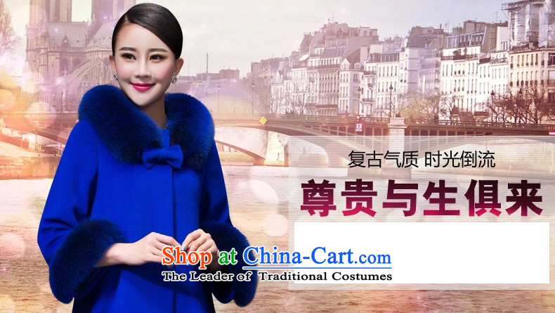 Mr. de Vries gross? autumn and winter coats women 2015 new Korean large leisure women stylish cloak a wool coat in the long hair loose coat female blue? 2XL Photo, prices, brand platters! The elections are supplied in the national character of distribution, so action, buy now enjoy more preferential! As soon as possible.