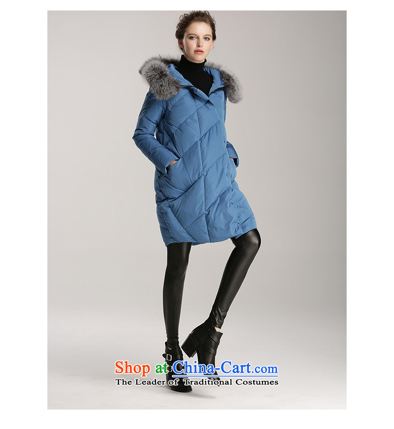 Europe and the high-end hard callus LIUMINER transition in long coats female 2015 autumn and winter monsoon new cap down jacket cowboy blue L weight around 115-125 suitable for Picture, prices, brand platters! The elections are supplied in the national character of distribution, so action, buy now enjoy more preferential! As soon as possible.