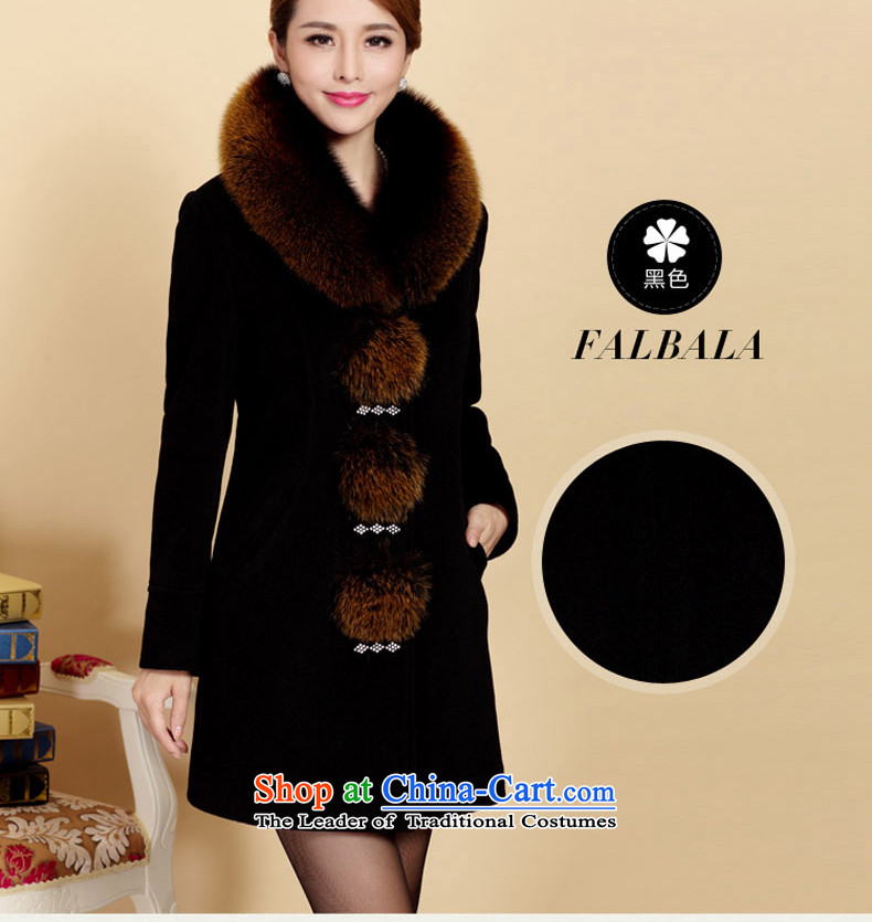Charlene Choi Rock 2015 winter new moms with large middle-aged emulation for cashmere sweater Fox Gross Gross female 6088 black cloak? XL Photo, prices, brand platters! The elections are supplied in the national character of distribution, so action, buy now enjoy more preferential! As soon as possible.