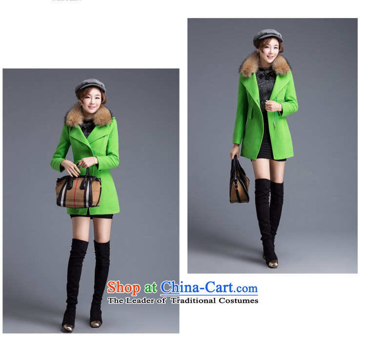 The economy is on the girl in the gross coats of autumn and winter 2015 New solid color two-sided a wool coat larger female Korean jacket blue L picture, prices, brand platters! The elections are supplied in the national character of distribution, so action, buy now enjoy more preferential! As soon as possible.