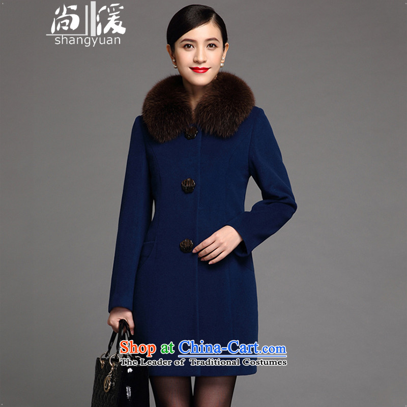 Yet the Winter 2015 non-Cashmere 湲 New Fox for larger mother gross in long wool coat Korean jacket? female chestnut horses , yet 湲 XL115-125 shopping on the Internet has been pressed.