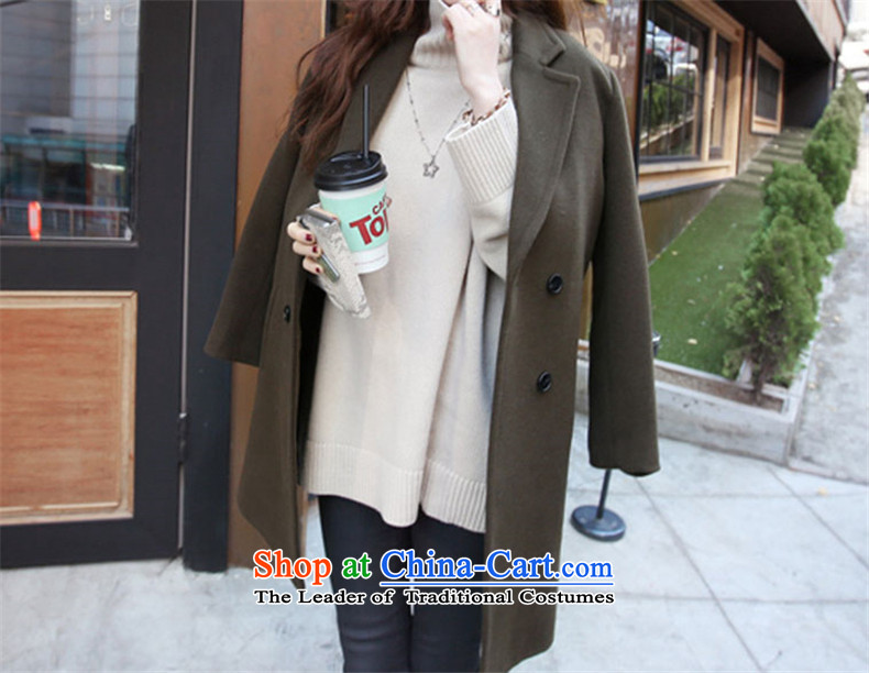 Jane can also fall and winter 2015 new Korean version of the long hair? female Korean jacket wool coat? BLOUSES W39 black M picture, prices, brand platters! The elections are supplied in the national character of distribution, so action, buy now enjoy more preferential! As soon as possible.