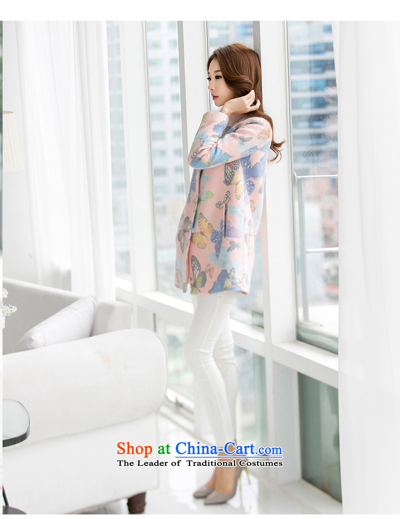 One meter Sunshine  2015 Fall/Winter Collections new gross female Korean jacket? In long long-sleeved gross? female stamp M pictures coats, prices, brand platters! The elections are supplied in the national character of distribution, so action, buy now enjoy more preferential! As soon as possible.