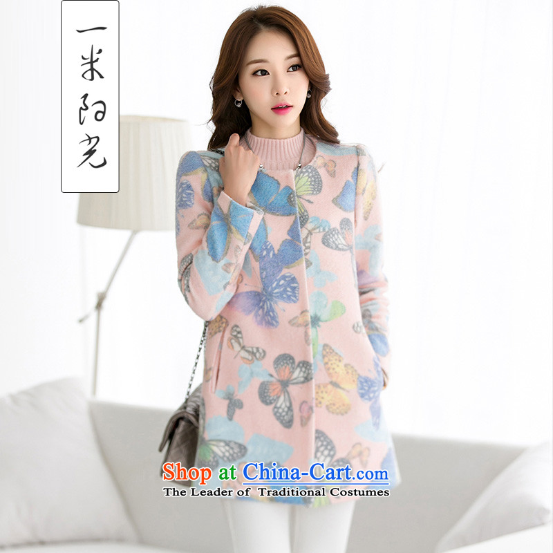 One meter Sunshine 2015 Fall_Winter Collections new gross female Korean jacket? In long long-sleeved gross? female coats stampM