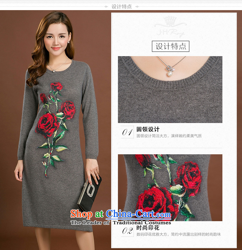 Jinhuang lint-free cheongsam dress of nostalgia for the 2015 autumn and winter new products in the medium to long term for women forming the knitted woolen stingrays stamp sweater skirt black large number of pictures, prices, XXXL brand platters! The elections are supplied in the national character of distribution, so action, buy now enjoy more preferential! As soon as possible.