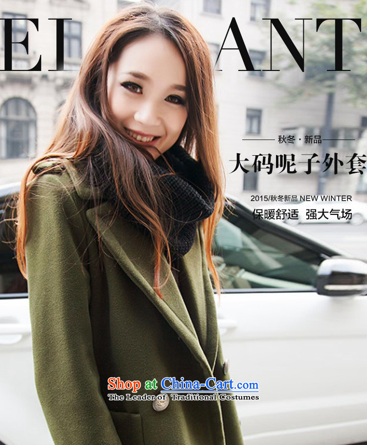 Gigi Lai Yee 2015 OSCE autumn and winter new stylish wool coat girl in gross? Ms. long suit washable wool a blue jacket XL Photo, prices, brand platters! The elections are supplied in the national character of distribution, so action, buy now enjoy more preferential! As soon as possible.