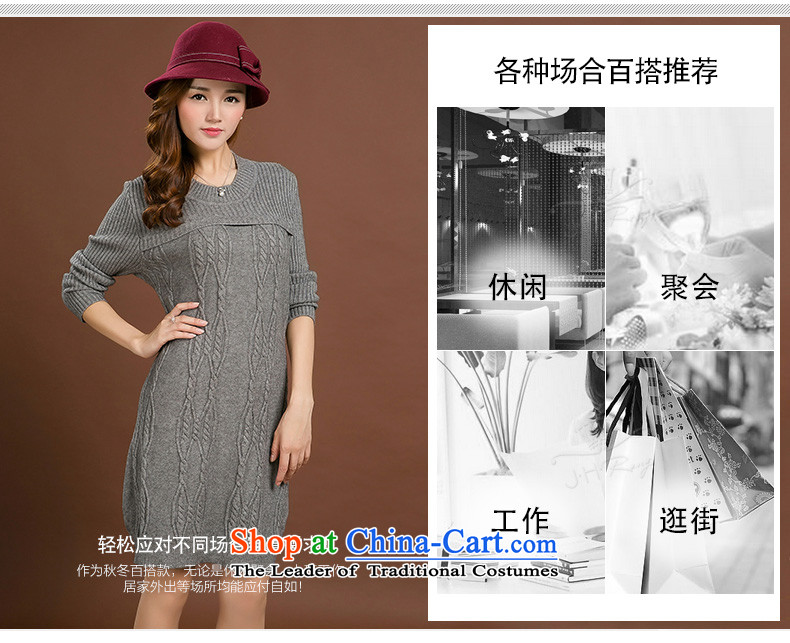 Jinhuang lint-free to xl women's dresses autumn and winter 2015 mm thick Korean version in the thin long forming the Netherlands sweater skirt thick large wine red 2XL Photo, prices, brand platters! The elections are supplied in the national character of distribution, so action, buy now enjoy more preferential! As soon as possible.