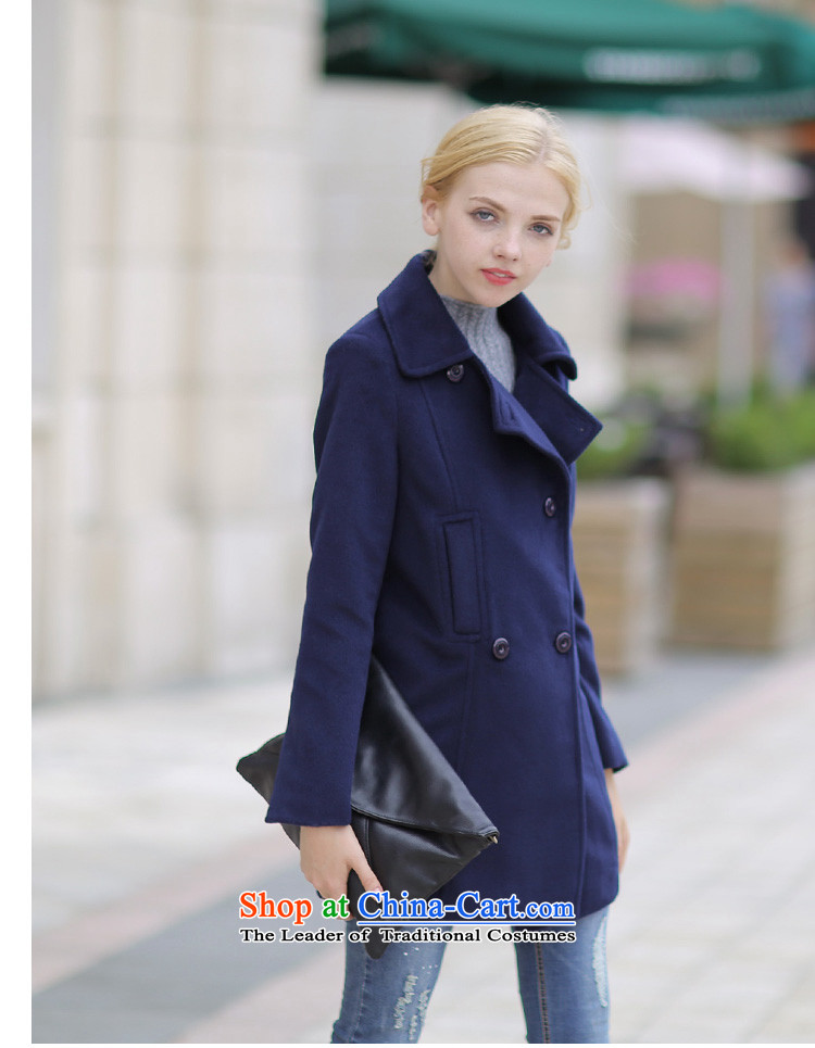  Gross? coats qigirl temperament award72317 dark blue S picture, prices, brand platters! The elections are supplied in the national character of distribution, so action, buy now enjoy more preferential! As soon as possible.