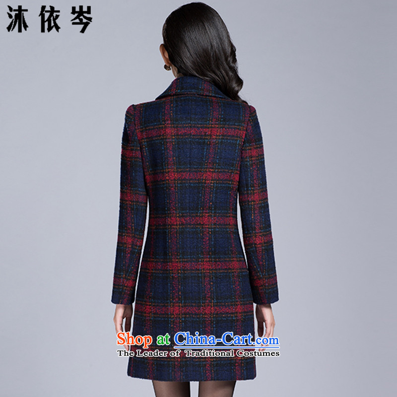 In accordance with the CEN 2015 bathing in the autumn and winter new for women in the xl long temperament grid long-sleeved jacket 251# elegant gross?. According to the Stream XXL, red (MYC CEN) , , , shopping on the Internet