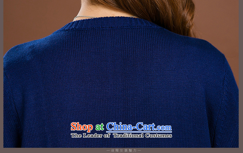 Jinhuang relaxd A lint-free large sweater skirt female thick MM TO XL 2015 autumn and winter thick woolen knitted dresses navy blue larger picture, prices, 4XL brand platters! The elections are supplied in the national character of distribution, so action, buy now enjoy more preferential! As soon as possible.
