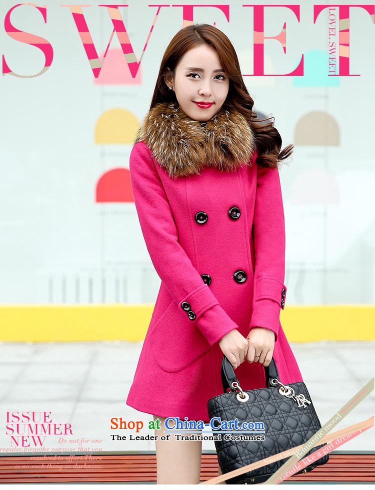 Moncy Nga Jacket coat female gross? 2015 autumn and winter female new a windbreaker. Long Korean lapel campaign for relaxd beauty gross sub Video thin double-the red (without gross collar) L picture, prices, brand platters! The elections are supplied in the national character of distribution, so action, buy now enjoy more preferential! As soon as possible.