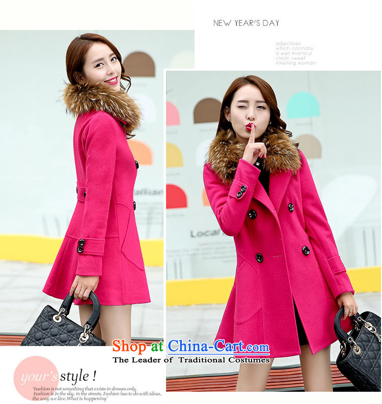 Moncy Nga Jacket coat female gross? 2015 autumn and winter female new a windbreaker. Long Korean lapel campaign for relaxd beauty gross sub Video thin double-the red (without gross collar) L picture, prices, brand platters! The elections are supplied in the national character of distribution, so action, buy now enjoy more preferential! As soon as possible.