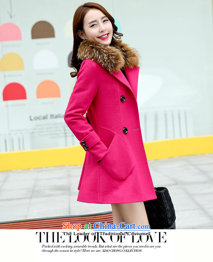 Moncy Nga Jacket coat female gross? 2015 autumn and winter female new a windbreaker. Long Korean lapel campaign for relaxd beauty gross sub Video thin double-the red (without gross collar) L picture, prices, brand platters! The elections are supplied in the national character of distribution, so action, buy now enjoy more preferential! As soon as possible.