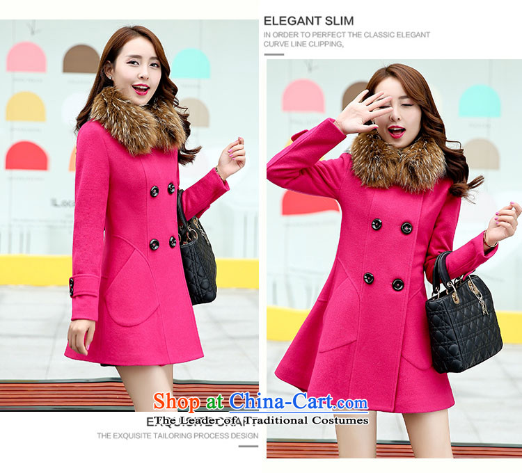 Moncy Nga Jacket coat female gross? 2015 autumn and winter female new a windbreaker. Long Korean lapel campaign for relaxd beauty gross sub Video thin double-the red (without gross collar) L picture, prices, brand platters! The elections are supplied in the national character of distribution, so action, buy now enjoy more preferential! As soon as possible.