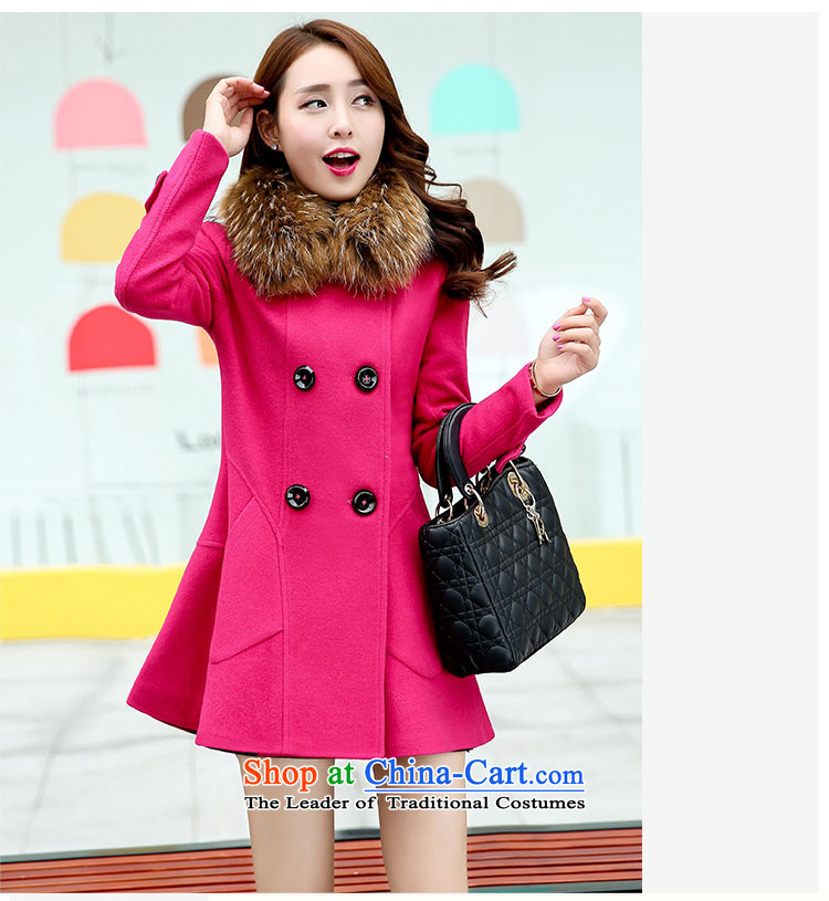 Moncy Nga Jacket coat female gross? 2015 autumn and winter female new a windbreaker. Long Korean lapel campaign for relaxd beauty gross sub Video thin double-the red (without gross collar) L picture, prices, brand platters! The elections are supplied in the national character of distribution, so action, buy now enjoy more preferential! As soon as possible.