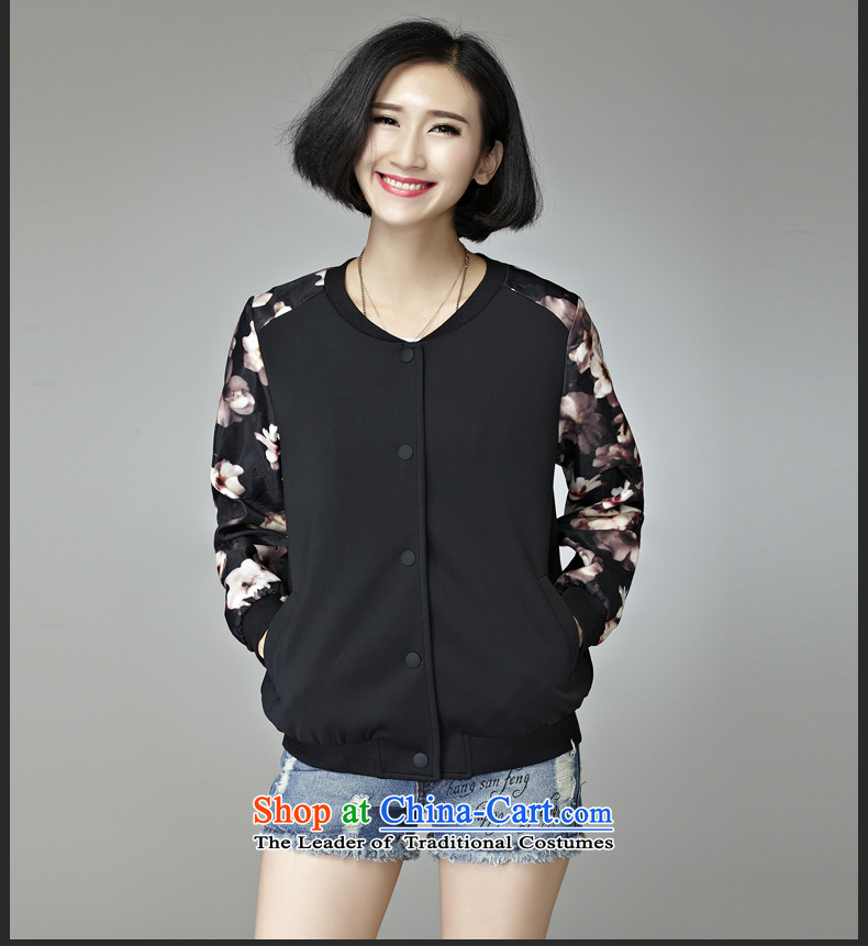 The Eternal Soo-To increase the number of female jackets for winter 2015 new products thick mm sister autumn graphics thin Korean autumn and winter thick large relaxd people short jacket, black 2XL Photo, prices, brand platters! The elections are supplied in the national character of distribution, so action, buy now enjoy more preferential! As soon as possible.