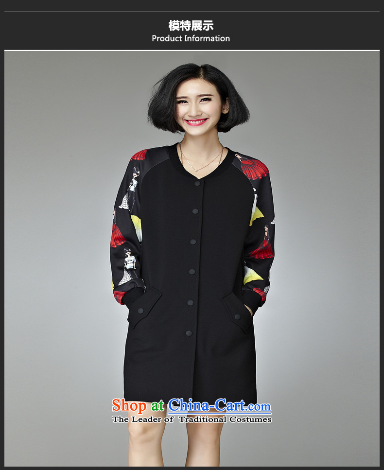 The Eternal Soo-To increase the number of female jackets thick MM sister 2015 Fall/Winter Collections new Korean coats, Hin thin in thick long Ms. Wind Jacket 2XL Photo Black girl, prices, brand platters! The elections are supplied in the national character of distribution, so action, buy now enjoy more preferential! As soon as possible.