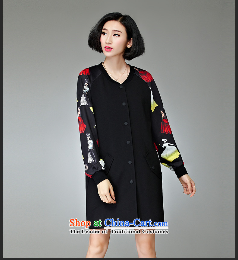 The Eternal Soo-To increase the number of female jackets thick MM sister 2015 Fall/Winter Collections new Korean coats, Hin thin in thick long Ms. Wind Jacket 2XL Photo Black girl, prices, brand platters! The elections are supplied in the national character of distribution, so action, buy now enjoy more preferential! As soon as possible.