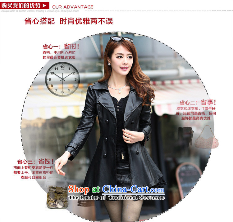 Sakura, Cecilia grass larger female 200 catties autumn jacket coat to xl Leather clothes in long thick girls' Graphics thin of leisure loose thick black XL( Ms. mm recommended around 922.747 110) Picture, prices, brand platters! The elections are supplied in the national character of distribution, so action, buy now enjoy more preferential! As soon as possible.